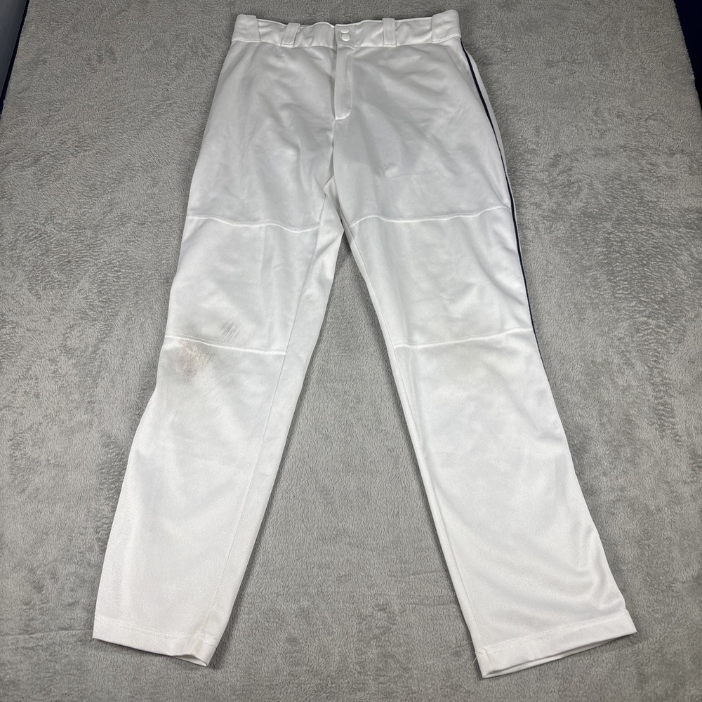 Wilson Baseball‎ White Pants Side Stripe WTA4332 Size Large